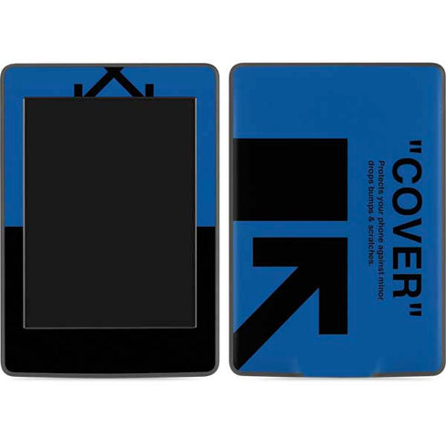 Black and Blue Arrows Amazon Kindle Skin